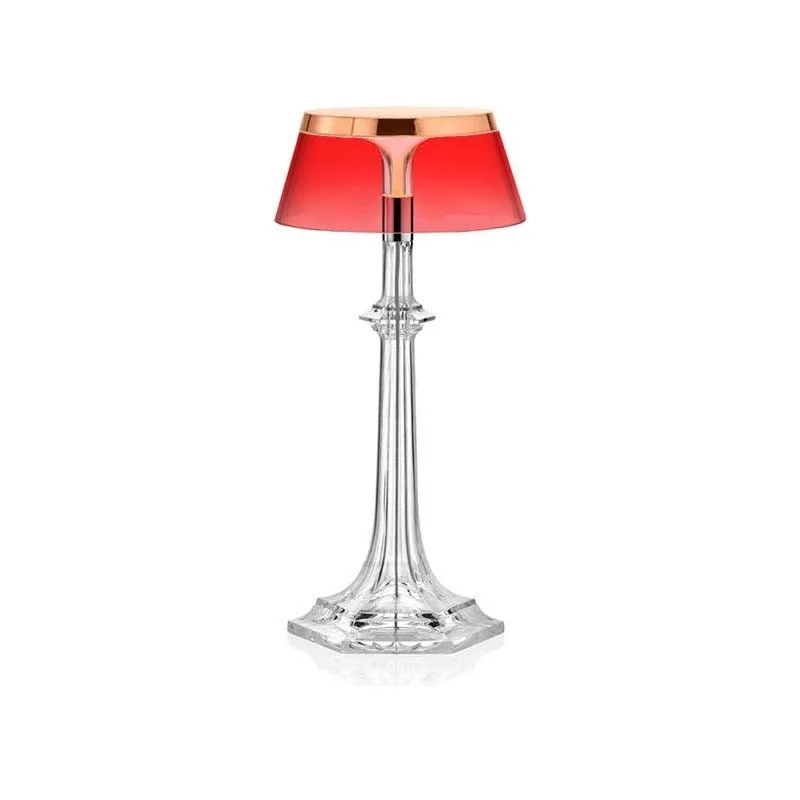 Flos Bon Jour Versailles Small LED Table Lamp Copper Red