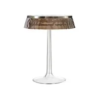 Flos Bon Jour LED Table Lamp Top Chrome Crown Fumèe