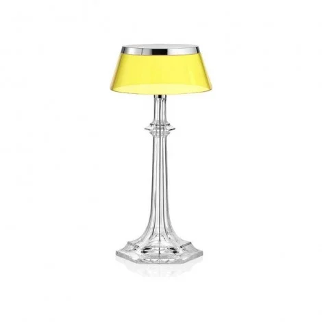 Flos Bon Jour Versailles Small LED Table Lamp Chrome Yellow