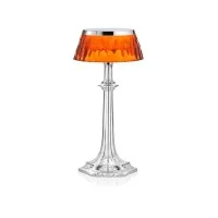 Flos Bon Jour Versailles Small LED Lampada da Tavolo Cromo Ambra