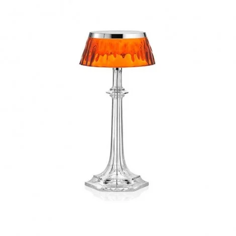 Flos Bon Jour Versailles Small LED Lampada da Tavolo Cromo Ambra