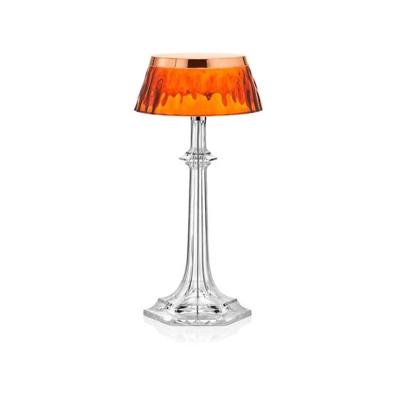 Flos Bon Jour Versailles Small LED Lampada da Tavolo Rame Ambra