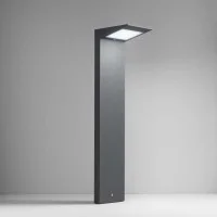Ai Lati Solar Floor LED Garden Bollard Pole With Twilight Ai Lati Solar Floor LED Garden Bollard Pole With Twilight