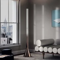 Lodes Croma Floor Lamp LED Dimmable with Wide Optic By Luca