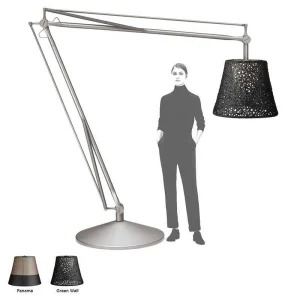 Flos Superarchimoon Outdoor Floor Lamp phospho-chromated