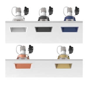 Flos Easy Kap 80 Fixed Square GU10 50W LED Recessed Ceiling