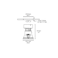 Flos Easy Kap Ø105 Fixed Tondo Faretto da Incasso a LED 23W