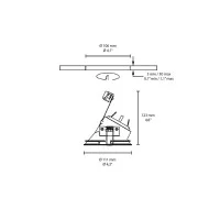 Flos Easy Kap Ø105 Wall Washer GU10 LED 230V Dimmerabile