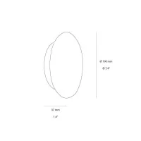 Wever & Ducrè Miles 2.0 Round Lampada Applique a LED
