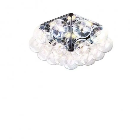 Flos Taraxacum 88 C/W Aluminum Ceiling or Wall Lamp By Achille