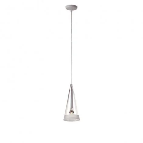 Flos Fucsia 1 Single Pendant Suspension Lamp in Glass