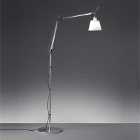 Artemide Tolomeo Basculante Floor LED Lamp with Parchment