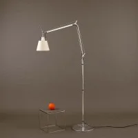 Artemide Tolomeo Basculante Floor LED Lamp with Satin Diffuser