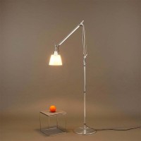 Artemide Tolomeo Basculante Floor LED Lamp with Satin Diffuser