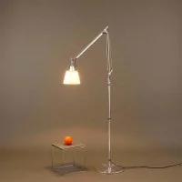 Artemide Tolomeo Basculante Floor LED Lamp with Satin Diffuser