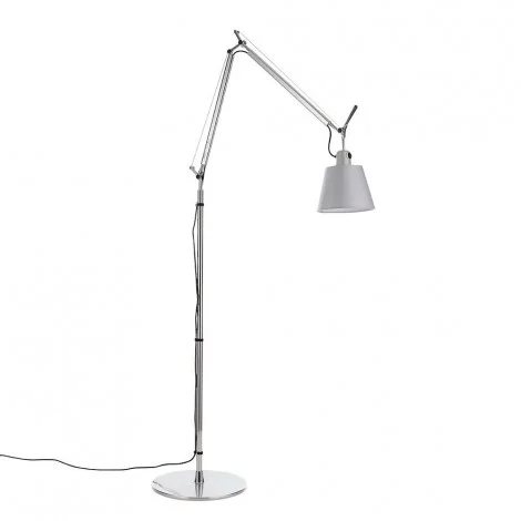Artemide Tolomeo Basculante Floor LED Lamp with Satin Diffuser