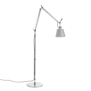 Artemide Tolomeo Basculante Floor LED Lamp with Satin Diffuser