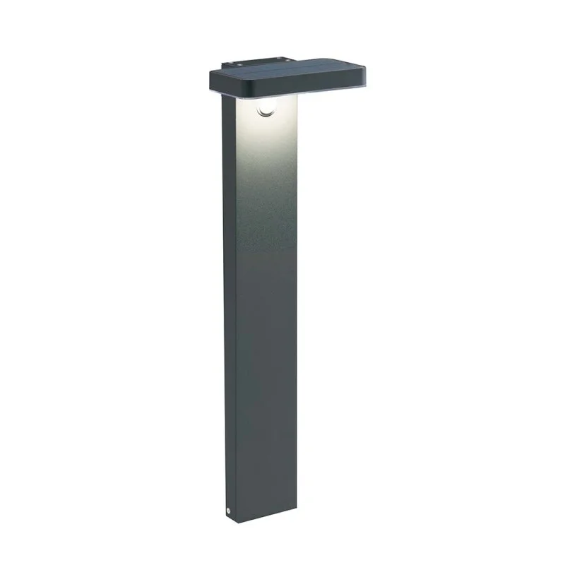 Sovil Solare LED Ground Bollard with Solar Panel and Sensor for