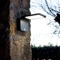 Sovil Street Lampada LED da Parete Applique con Pannello Solare