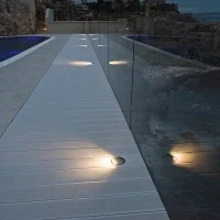 Ideal Lux Way Faretto LED Calpestabile da Incasso in Resina Per