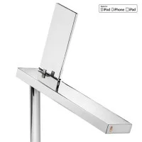 Flos D'E Light 8 pin Table Lamp LED Chrome Charge Battery