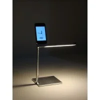 Flos D'E Light 8 pin Lampada da Tavolo LED Cromo Carica