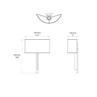 Astro Lighting Tate LED Wall Lamp Dimmable for Indoor in Bronze