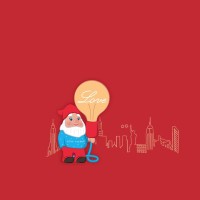 I Viaggi di Elio Nanetto Lampada da Tavolo a LED Dimmerabile in