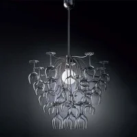 Aldo Bernardi Sauvignon LED Indoor Suspension Glass Holder Lamp Aldo Bernardi Sauvignon LED Indoor Suspension Glass Holder Lamp
