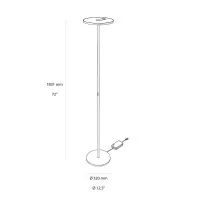 Artemide Athena Integralis Lampada da Terra Sanificante a LED
