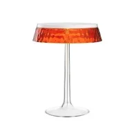 Flos Bon Jour LED Table Lamp White Top Amber Crown