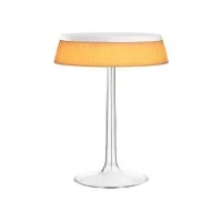 Flos Bon Jour LED Lampada da Tavolo Top Bianco Corona in Tessuto