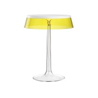 Flos Bon Jour LED Table Lamp White Top and Yellow Crown