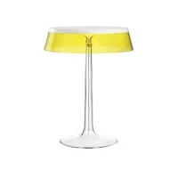 Flos Bon Jour LED Table Lamp White Top and Yellow Crown