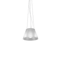 Flos Romeo Moon S1 Suspension Lamp In Borosilicate Acidated