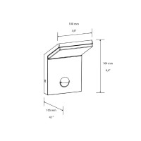 Beneito Faure NEO 9W LED Applique Wall Lamp with Sensor for