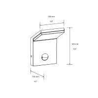 Beneito Faure NEO 9W LED Applique Wall Lamp with Sensor for Beneito Faure NEO 9W LED Applique Wall Lamp with Sensor for