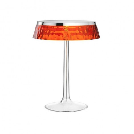 Flos Bon Jour LED Lampada da Tavolo Dimmerabile Top Cromo e