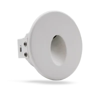 Lampo TRICOLOR LED Steplight 3W with Round White Flange Oval