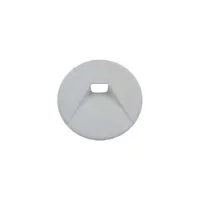 Lampo TRICOLOR LED Steplight 3W with Round White Flange Open