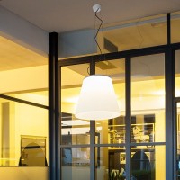Linea Light Vulcanino Sospensione Lampada polietilene a