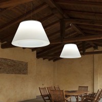 Linea Light Vulcanino Sospensione Lampada polietilene a