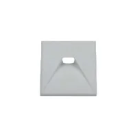 Lampo TRICOLOR LED Steplight 3W with Square White Flange Open