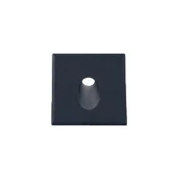 Lampo Segnapasso TRICOLOR a LED 3W con Flangia Nera Quadrata a