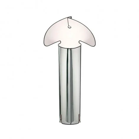 Flos Chiara Floor LED Lamp Body In Stainless Steel By Mario