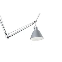 Artemide Tolomeo Off Center Suspension Lamp with Aluminum