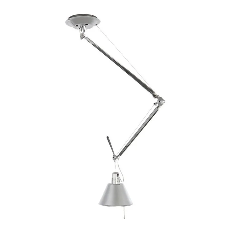 Artemide Tolomeo Off Center Suspension Lamp with Aluminum