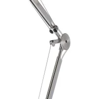 Artemide Tolomeo Off Center Suspension Lamp with Parchment