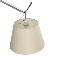 Artemide Tolomeo Off Center Suspension Lamp with Parchment