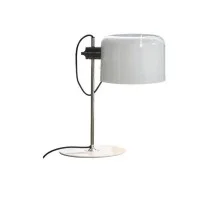 Oluce Coupé Lampada da Tavolo Bianco Design Joe Colombo 1967
